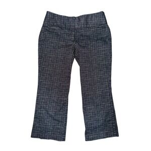 Express Design Studio Editor Capri Pants Textured Straight Leg 2